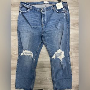 NWT Abercrombie and Fitch “dad” jeans High Rise